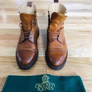 Crockett & Jones Coniston Boots In Tan